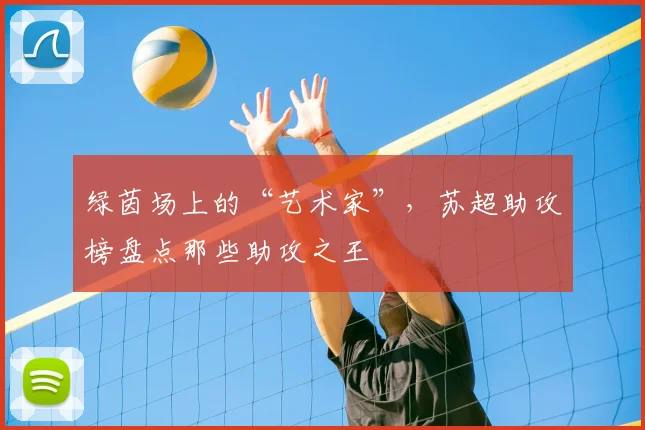 绿茵场上的“艺术家”,苏超助攻榜盘点那些助攻之王